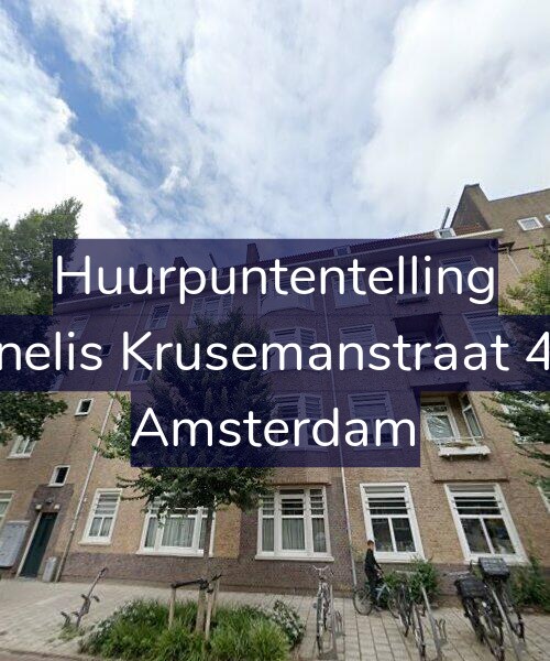 Foto gevel Huurpuntentelling voor Cornelis Krusemanstraat 40-2, Amsterdam