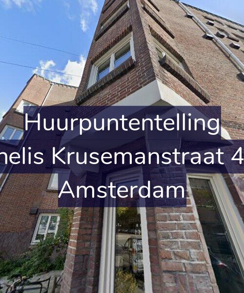 Foto gevel Huurpuntentelling voor Cornelis Krusemanstraat 43-H, Amsterdam