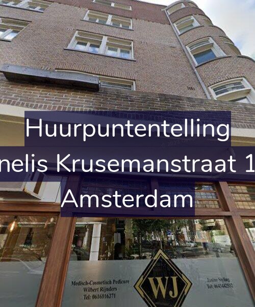 Foto gevel Huurpuntentelling voor Cornelis Krusemanstraat 17-1, Amsterdam
