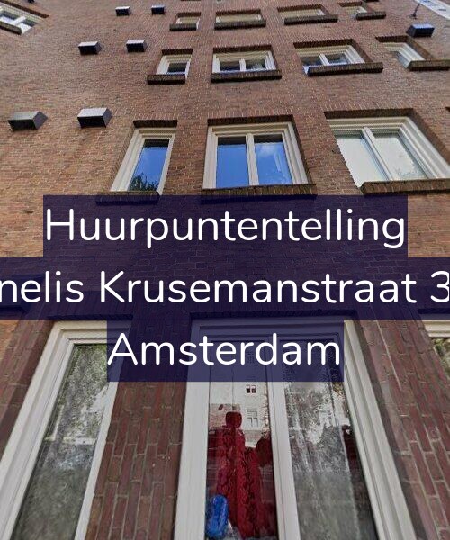 Foto gevel Huurpuntentelling voor Cornelis Krusemanstraat 37-3, Amsterdam