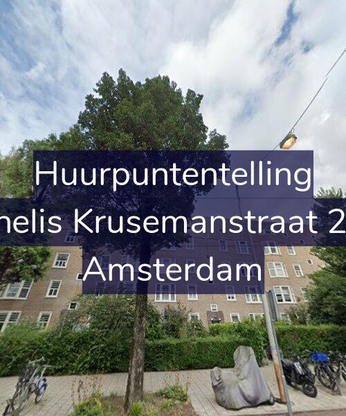 Foto gevel Huurpuntentelling voor Cornelis Krusemanstraat 26-H, Amsterdam