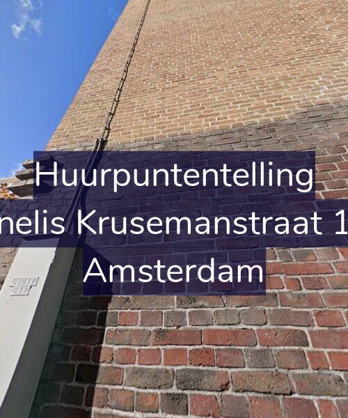 Foto gevel Huurpuntentelling voor Cornelis Krusemanstraat 18-2, Amsterdam