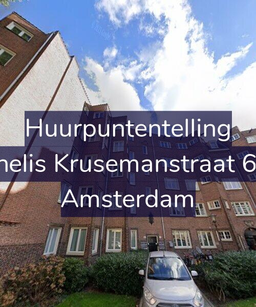 Foto gevel Huurpuntentelling voor Cornelis Krusemanstraat 69-H, Amsterdam