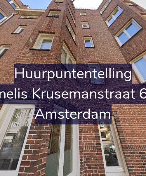 Foto gevel Huurpuntentelling voor Cornelis Krusemanstraat 63-1, Amsterdam