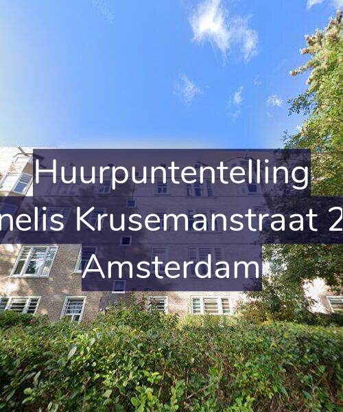 Foto gevel Huurpuntentelling voor Cornelis Krusemanstraat 24-3, Amsterdam