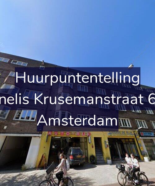 Foto gevel Huurpuntentelling voor Cornelis Krusemanstraat 60-3, Amsterdam