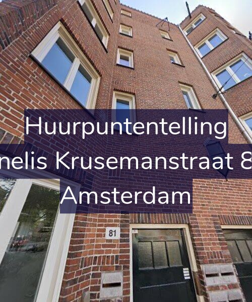 Foto gevel Huurpuntentelling voor Cornelis Krusemanstraat 83-1, Amsterdam