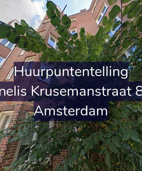Foto gevel Huurpuntentelling voor Cornelis Krusemanstraat 87-1, Amsterdam