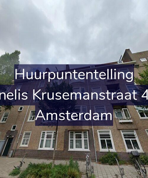 Foto gevel Huurpuntentelling voor Cornelis Krusemanstraat 40-1, Amsterdam