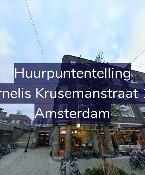 Foto gevel Huurpuntentelling voor Cornelis Krusemanstraat 1-B, Amsterdam