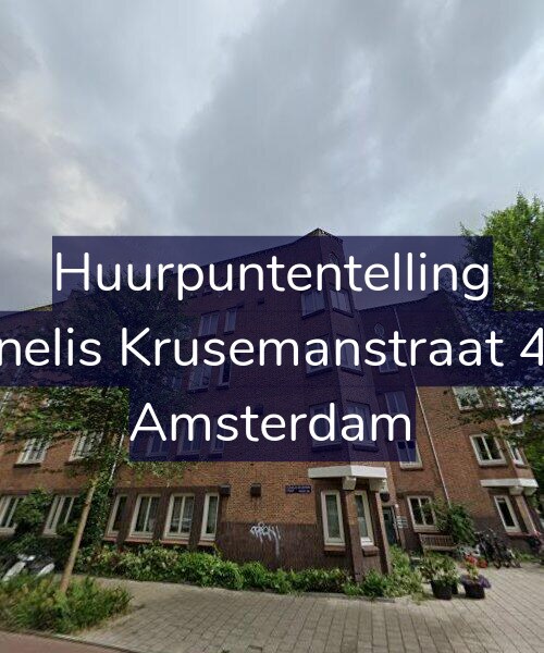Foto gevel Huurpuntentelling voor Cornelis Krusemanstraat 41-1, Amsterdam