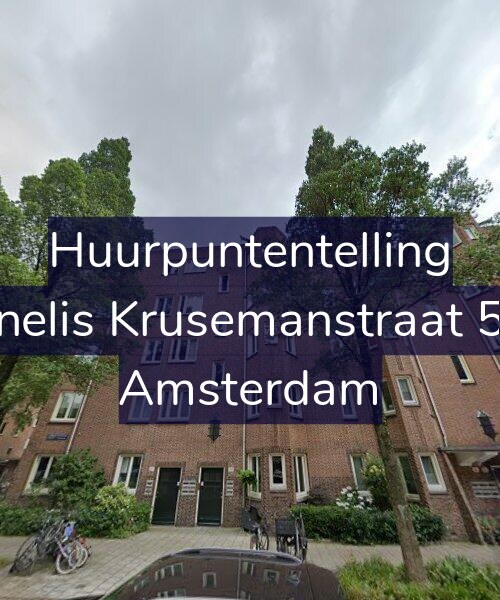 Foto gevel Huurpuntentelling voor Cornelis Krusemanstraat 59-2, Amsterdam