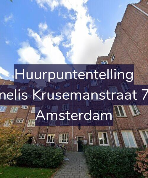 Foto gevel Huurpuntentelling voor Cornelis Krusemanstraat 77-2, Amsterdam