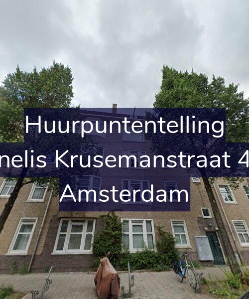 Foto gevel Huurpuntentelling voor Cornelis Krusemanstraat 42-3, Amsterdam