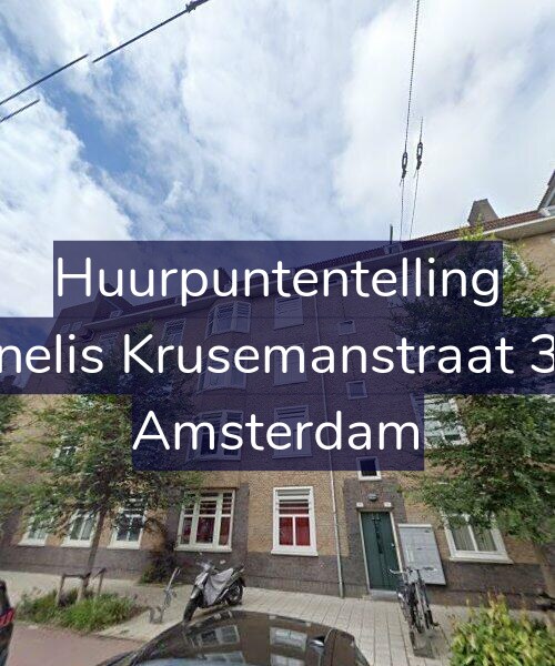 Foto gevel Huurpuntentelling voor Cornelis Krusemanstraat 38-1, Amsterdam