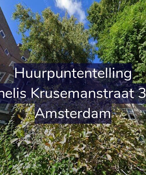 Foto gevel Huurpuntentelling voor Cornelis Krusemanstraat 30-H, Amsterdam