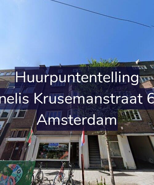 Foto gevel Huurpuntentelling voor Cornelis Krusemanstraat 66-1, Amsterdam