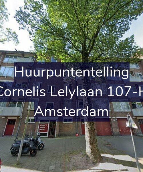 Foto gevel Huurpuntentelling voor Cornelis Lelylaan 107-H, Amsterdam