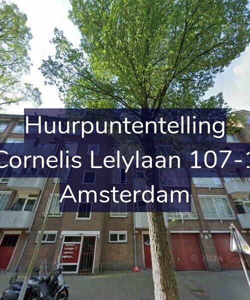 Foto gevel Huurpuntentelling voor Cornelis Lelylaan 107-1, Amsterdam