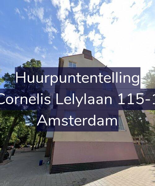 Foto gevel Huurpuntentelling voor Cornelis Lelylaan 115-1, Amsterdam