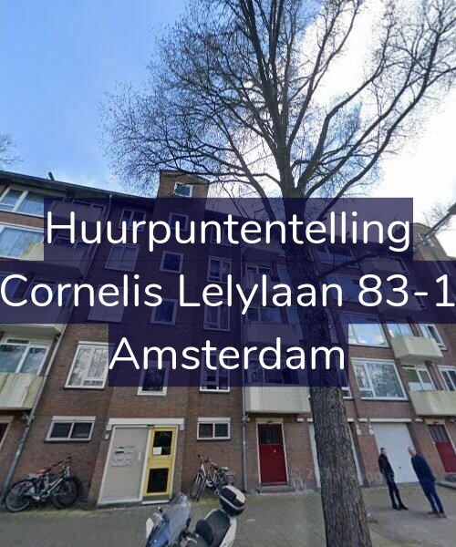 Foto gevel Huurpuntentelling voor Cornelis Lelylaan 83-1, Amsterdam
