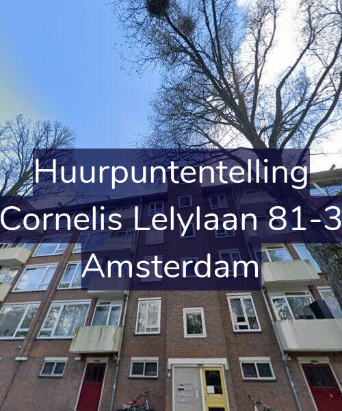Foto gevel Huurpuntentelling voor Cornelis Lelylaan 81-3, Amsterdam