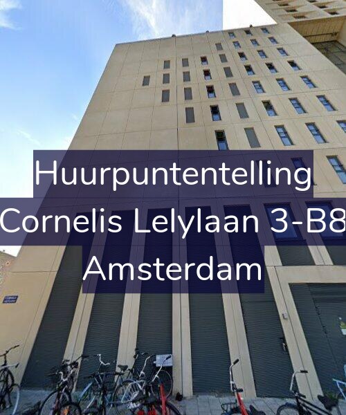 Foto gevel Huurpuntentelling voor Cornelis Lelylaan 3-B8, Amsterdam