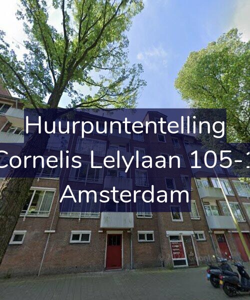 Foto gevel Huurpuntentelling voor Cornelis Lelylaan 105-1, Amsterdam