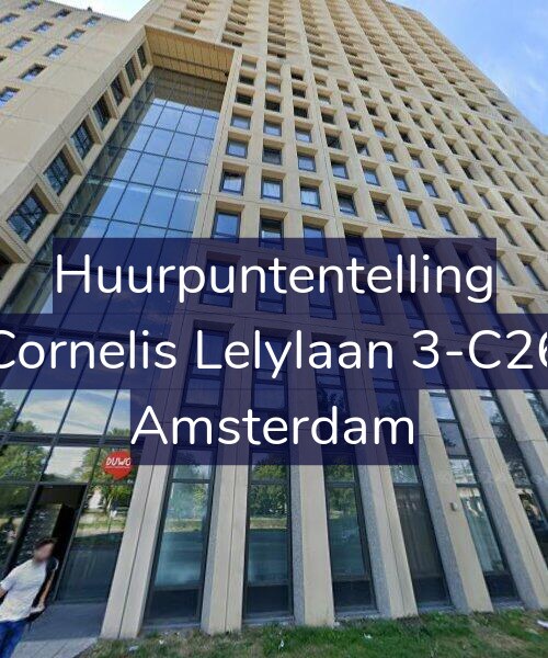 Foto gevel Huurpuntentelling voor Cornelis Lelylaan 3-C26, Amsterdam