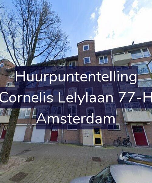 Foto gevel Huurpuntentelling voor Cornelis Lelylaan 77-H, Amsterdam