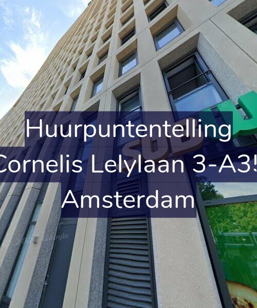 Foto gevel Huurpuntentelling voor Cornelis Lelylaan 3-A35, Amsterdam