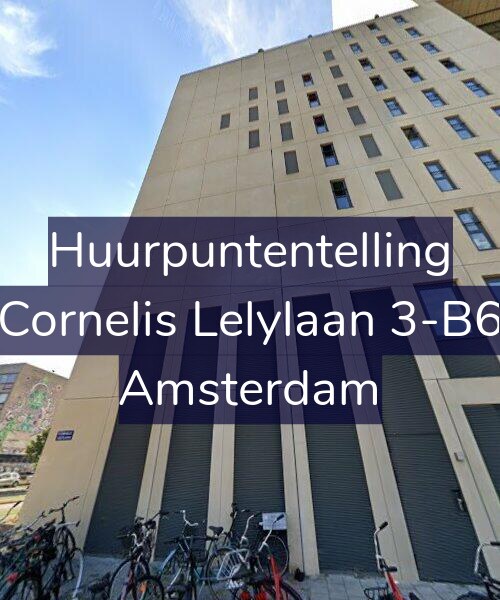 Foto gevel Huurpuntentelling voor Cornelis Lelylaan 3-B6, Amsterdam
