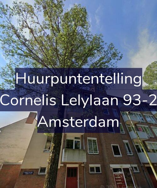 Foto gevel Huurpuntentelling voor Cornelis Lelylaan 93-2, Amsterdam