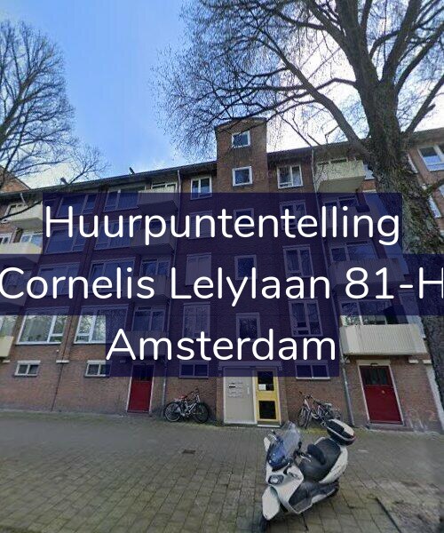 Foto gevel Huurpuntentelling voor Cornelis Lelylaan 81-H, Amsterdam