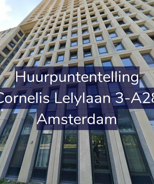 Foto gevel Huurpuntentelling voor Cornelis Lelylaan 3-A28, Amsterdam