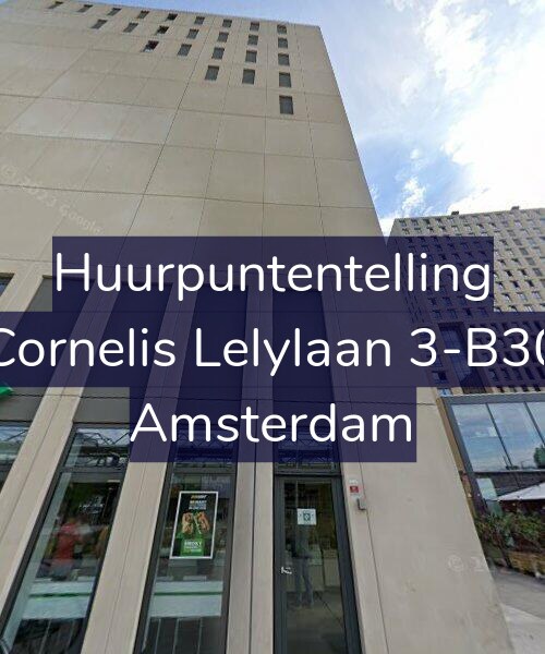 Foto gevel Huurpuntentelling voor Cornelis Lelylaan 3-B30, Amsterdam