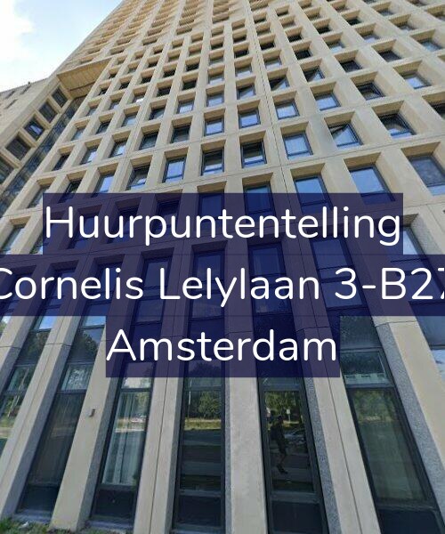 Foto gevel Huurpuntentelling voor Cornelis Lelylaan 3-B27, Amsterdam