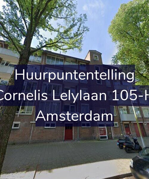 Foto gevel Huurpuntentelling voor Cornelis Lelylaan 105-H, Amsterdam