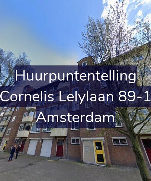 Foto gevel Huurpuntentelling voor Cornelis Lelylaan 89-1, Amsterdam