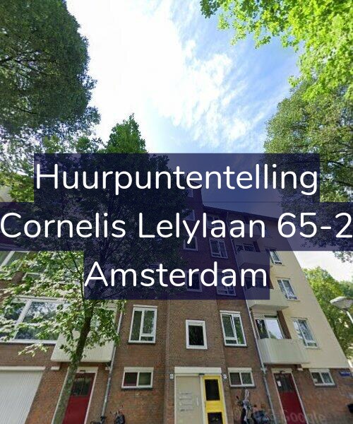 Foto gevel Huurpuntentelling voor Cornelis Lelylaan 65-2, Amsterdam
