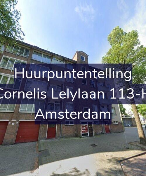 Foto gevel Huurpuntentelling voor Cornelis Lelylaan 113-H, Amsterdam