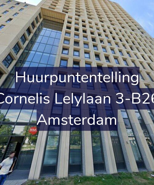 Foto gevel Huurpuntentelling voor Cornelis Lelylaan 3-B26, Amsterdam