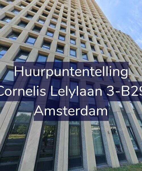 Foto gevel Huurpuntentelling voor Cornelis Lelylaan 3-B29, Amsterdam