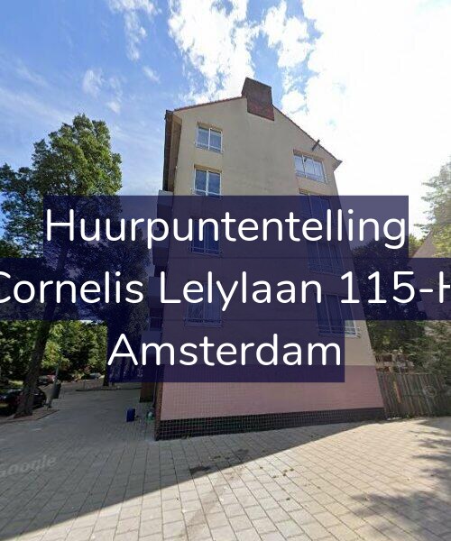 Foto gevel Huurpuntentelling voor Cornelis Lelylaan 115-H, Amsterdam