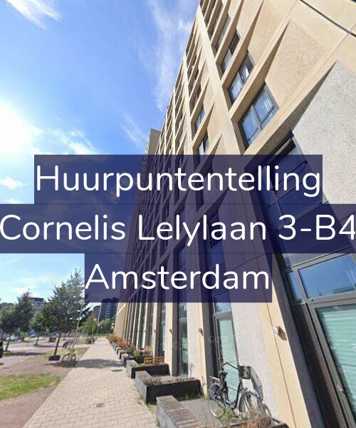Foto gevel Huurpuntentelling voor Cornelis Lelylaan 3-B4, Amsterdam