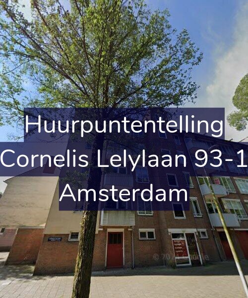 Foto gevel Huurpuntentelling voor Cornelis Lelylaan 93-1, Amsterdam