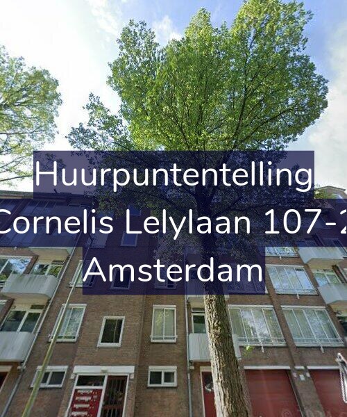 Foto gevel Huurpuntentelling voor Cornelis Lelylaan 107-2, Amsterdam