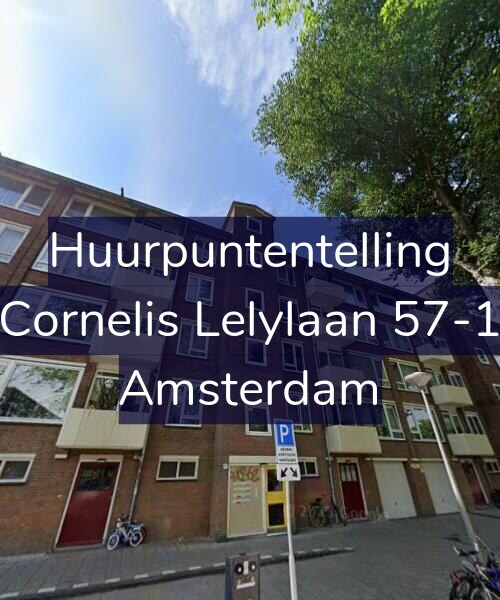 Foto gevel Huurpuntentelling voor Cornelis Lelylaan 57-1, Amsterdam