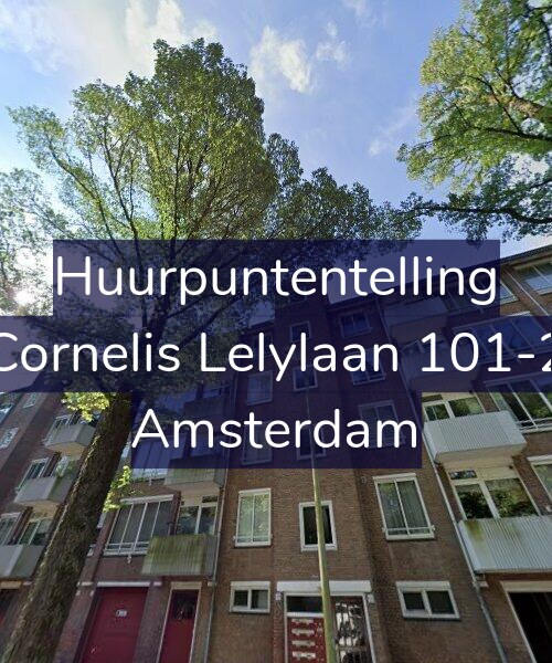 Foto gevel Huurpuntentelling voor Cornelis Lelylaan 101-2, Amsterdam