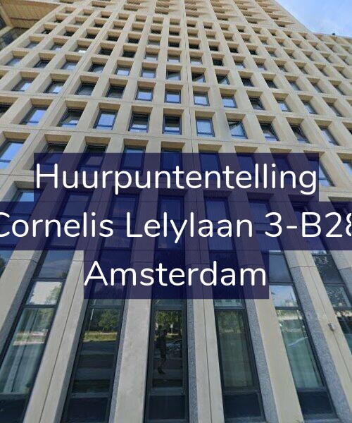 Foto gevel Huurpuntentelling voor Cornelis Lelylaan 3-B28, Amsterdam